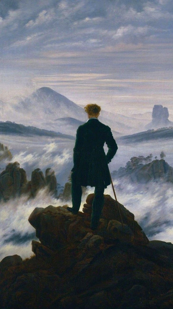 Wanderer above the Sea of Fog, Caspar David Friedrich